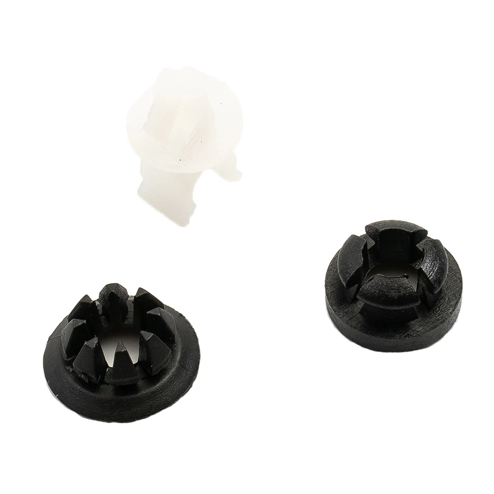 ใหม่ที่มีประโยชน์คลิป 3 ชิ้น/เซ็ตภายนอกHoodสนับสนุนPropอะไหล่พลาสติกเปลี่ยน 91503SS0003 สีดํา + สีขาวรถและรถบรรทุกอะไหล่