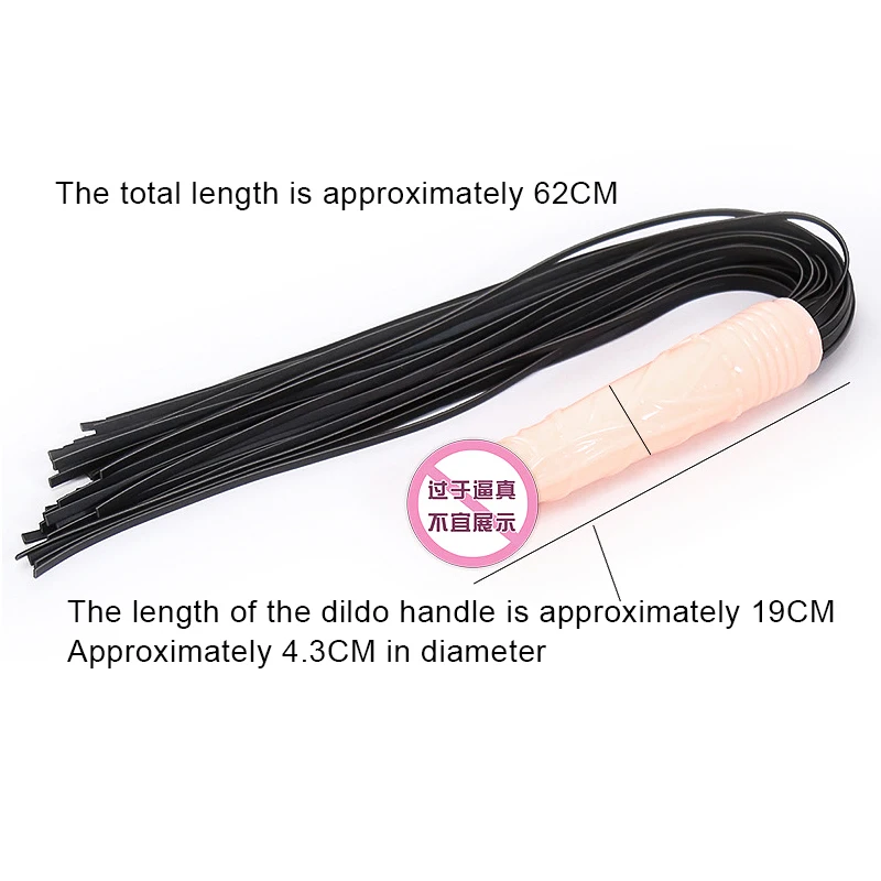 Bsdm Sadomasochism Accessories Dildo Handle Sex Femdom Spanking Whip Fetish Slave Torture Bondage For Couples Exotic Accessories