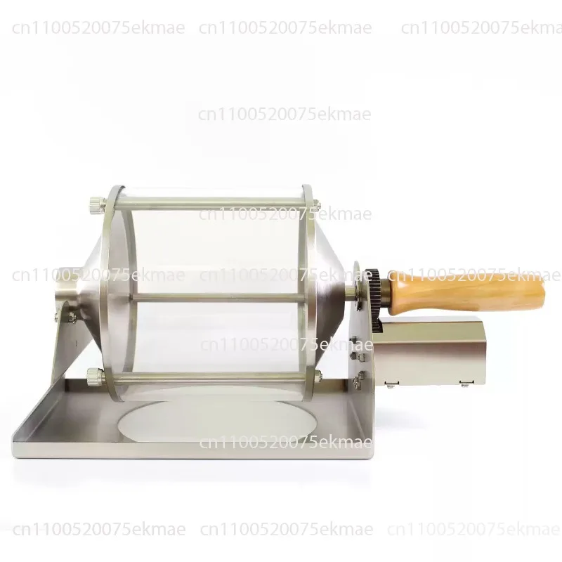Home Coffee Bean Roasting Machine Stainless Steel Direct Fire Coffee Roaster Bean Machine Quartz Glass Visualization 110-220V
