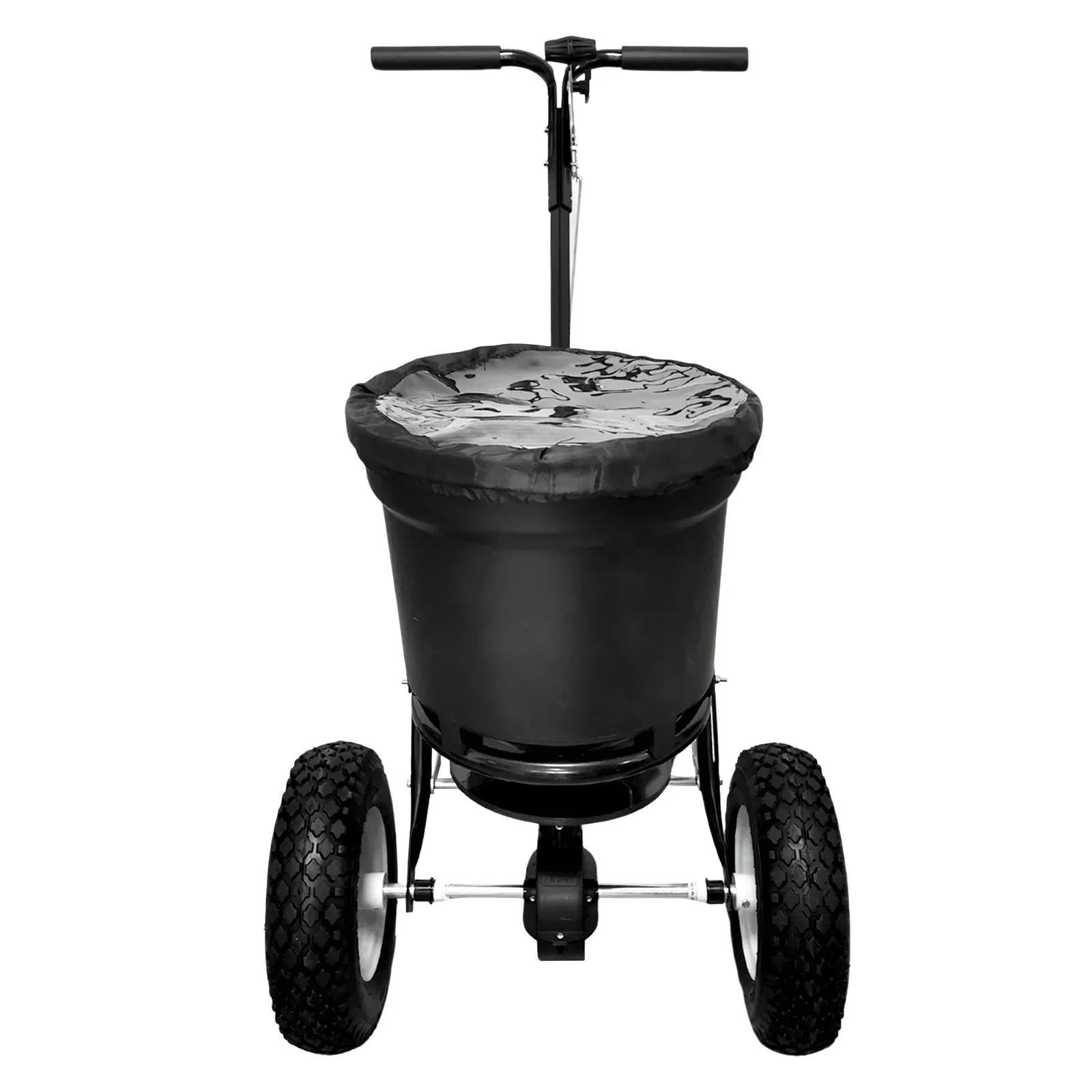 Walk-Behind Broadcast Fertilizer Spreader, Garden Seeder, Salt Spreader