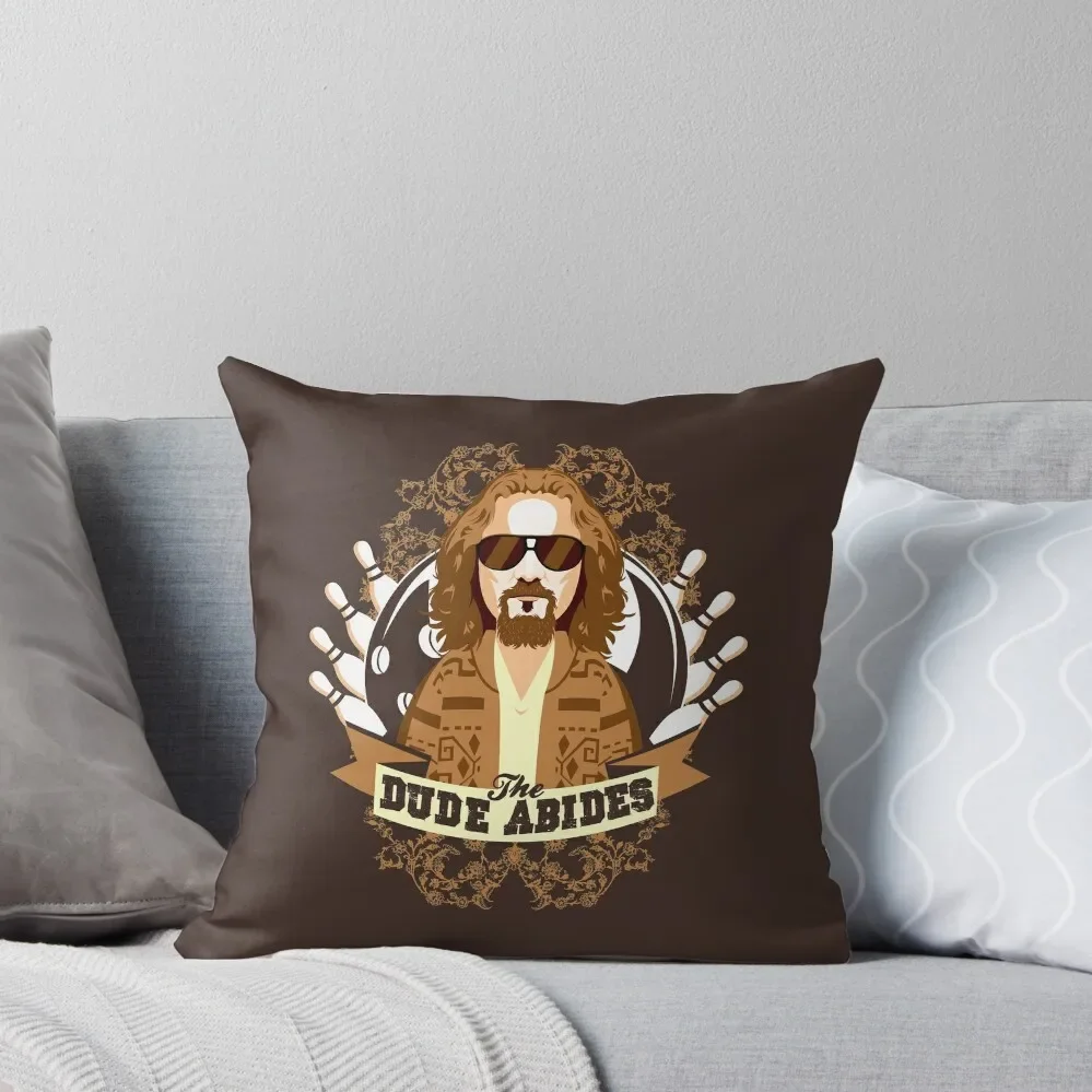 The Dude Abides Throw Pillow christmas ornaments 2024 Decorative Cushions Rectangular Cushion Cover Sofa Cover