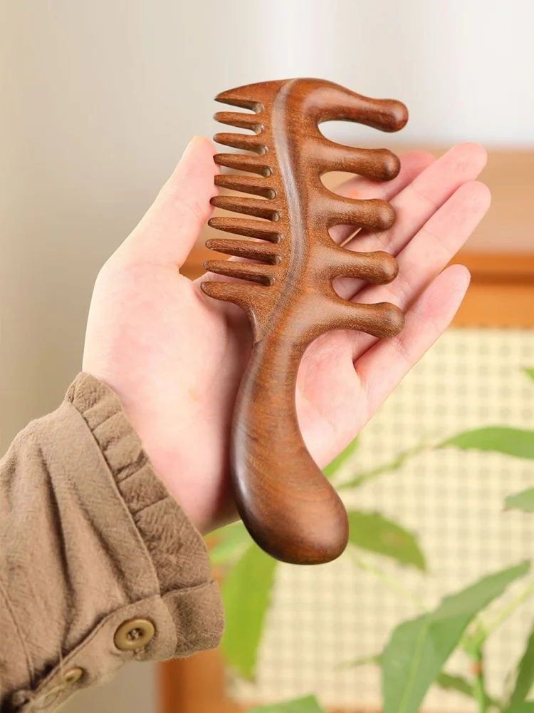 

1Pcs Massage Comb Multi Functional Large Tooth Comb Plastic Comb Head Scalp Massage Wide Thick Meridian Massage Comb