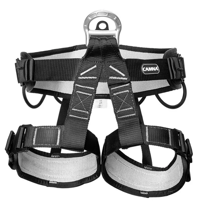 

Safety Harness Lower Body Strap Climbing Belt Equipment Downhill Aerial Work Outdoor Expansion Rappelling Mountaineering Protect