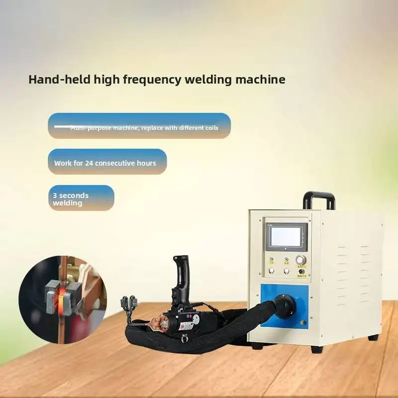 High-Frequency Welding Handheld Induction Heating Brazing Machine Copper Aluminum Tube Joint
