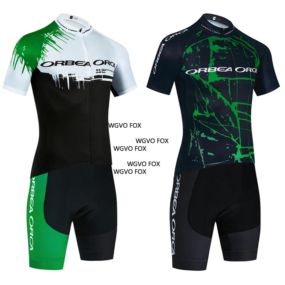 

New 2025 ORBEA ORCA Cycling Jersey Quick dry Green Pro Bike Jersey Shorts Set Men Women Ropa Ciclismo Bicycle T-Shirt Clothing
