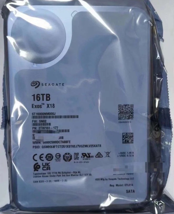 Seagate 16Tx18 disco de helio Vertical Seagate ST16000NM000J NAS de escritorio Universal nuevo circuito integrado de chip IC original
