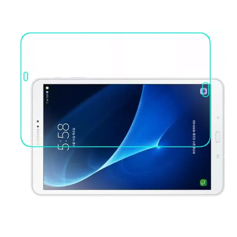 9H temperované sklo obrazovka ochránce pro Samsung galaxy tab lodni 10.1 2016 SM-T580 T585 P580 P583 P585 P588 tablet bublina svobodné filmovat