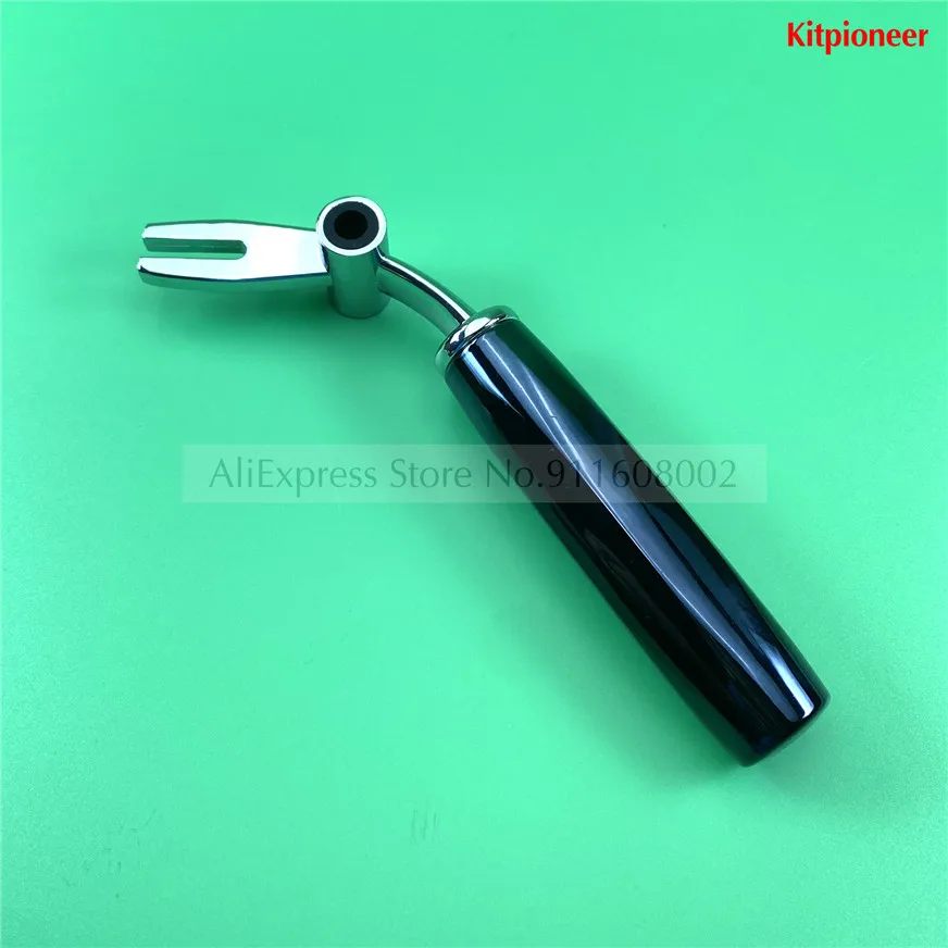 Metal Handle Lever for Ice Cream Machine, Icecream Maker, peça sobresselente, aperto de mão para serviço macio, largura de montagem 3.3cm, 1 índigo, novo