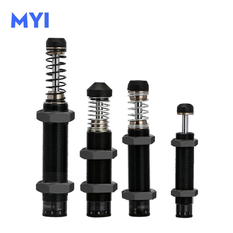 

AD Series Pneumatic Hydraulic Shock Absorber Adjustable Buffer Oil Pressure Buffer AD2525 AD2550 AD2725 AD3325 AD4250 AD4275