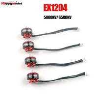 Happymodel EX1204 1204 5000KV 6500KV 2-4S Brushless Motor compatible 3Inch propeller for RC FPV Toothpick Cinewhoop Racing Drone