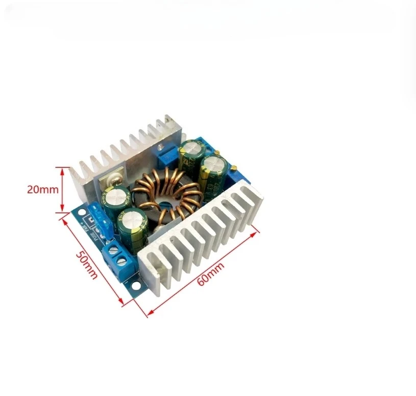 Tuya-Lussen Tools8-32V Boost 9-46V150W Boost Module DCDC Выход Регулируемый регулируемый источник питания для автомобиля LED24V36V-Alexa Google