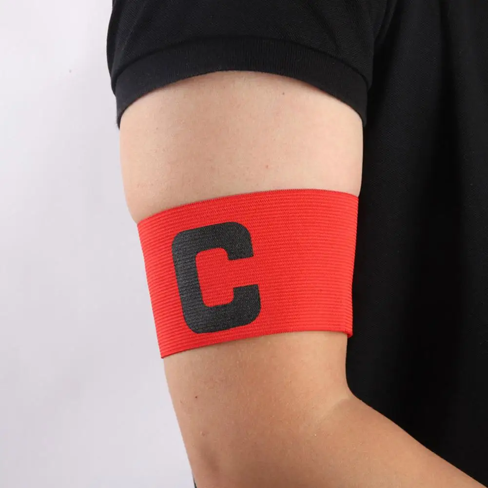 Football Captain Armband Captain Arm Band Bracelet Adjustable Football Leader Competition Bright Armband Soccer Gift Match H4B6