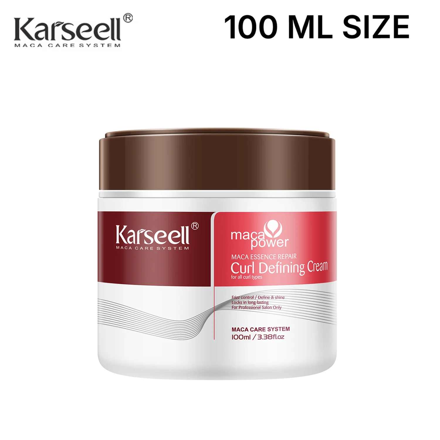 

Крем для укладки Karseell Curl Defining Cream для волнистых, кудрявых и спиральных волос, несмываемый крем для укладки, помогает контролировать пушистость и подчеркивает мягкие локоны.
