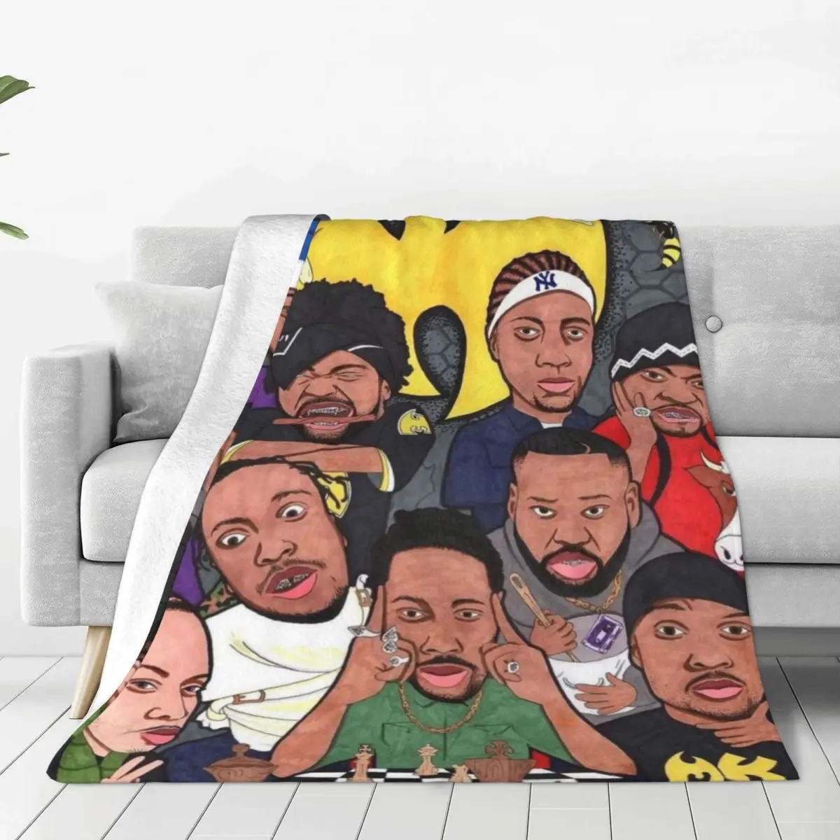 Пушистое детское одеяло WU-TANG G-CLAN, диван, поход, покрывало для сна, уютное фланелевое одеяло, декор для спальни