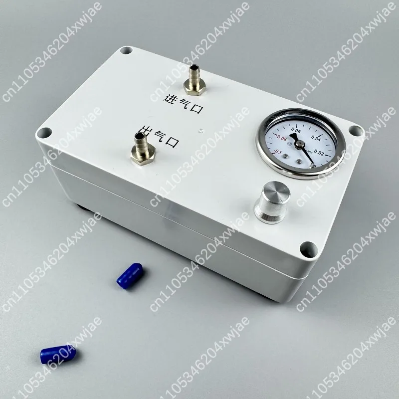Lab Vacuum Pump With Pressure Gauge Positive Negative Pressure Device For Air Extraction Filtration Defoaming Sampling