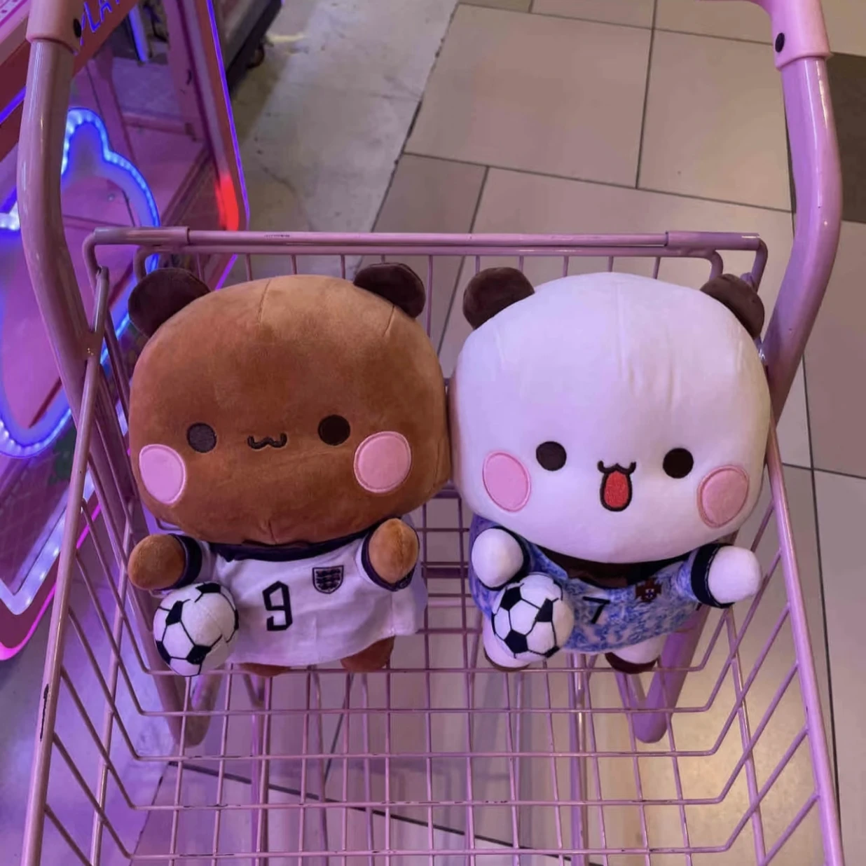 

Новая 30-60 см кукла Bubu Dudu Panda, плюшевая игрушка, милая кукла Panda Kawaii, подушка из хлопка, двумерная анимация, детский рождественский подарок