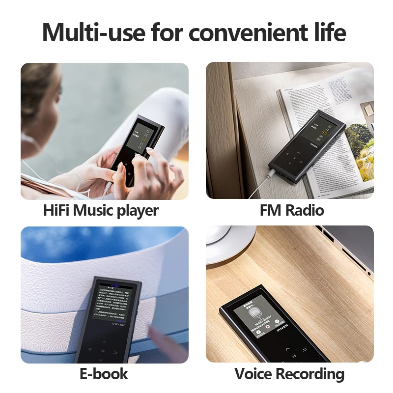 Iriver ICM100 Lossless Music Player Portable Bluetooth MP3 Players With FM Radio E-Book Voice Recorder 32GB DAP New