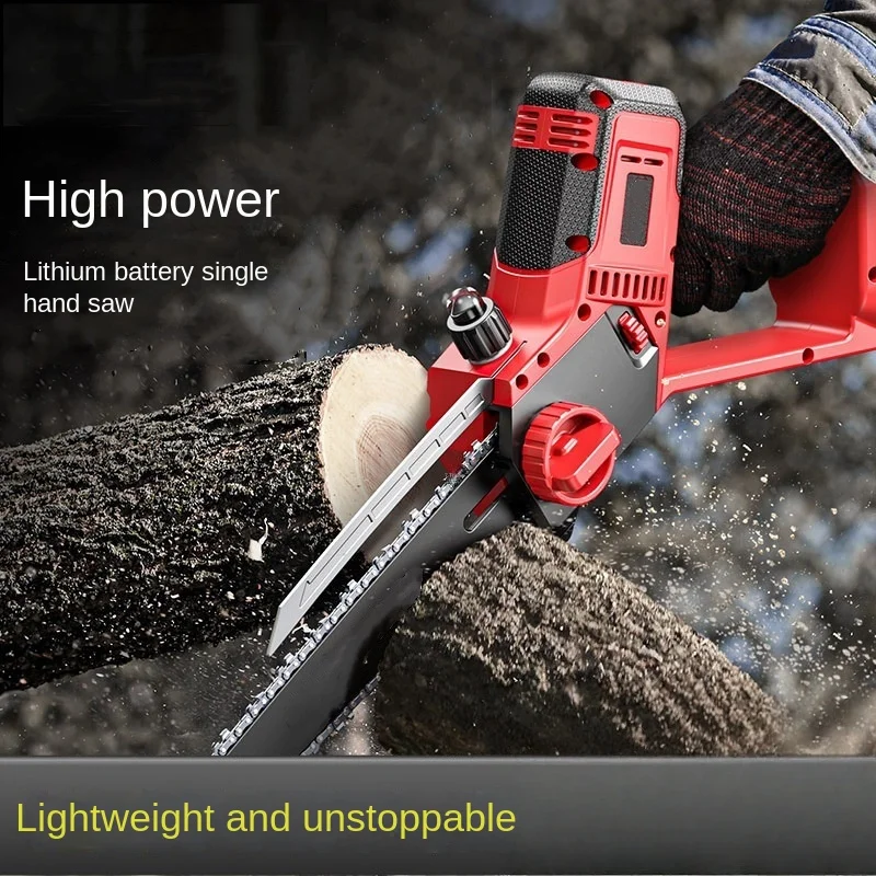 

Lithium Battery ChainSaw Sierra Eléctrica Portátil Tronçonneuse À Batterie Tronçonneuse Électrique Motosserra Portátil A Bateria