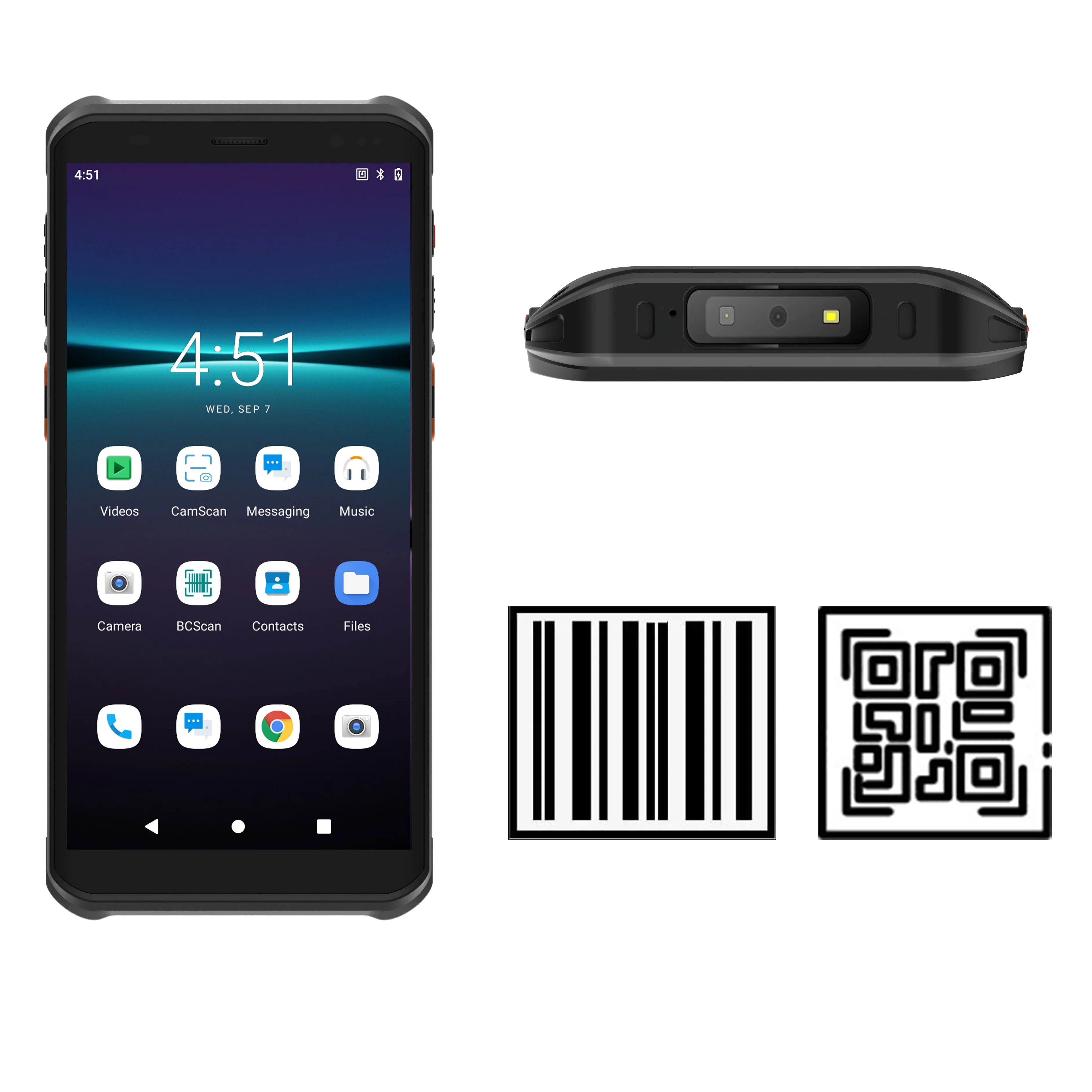 

2025 hot sale 6 Inch Handheld PDA Android 11.0 Data Collector Industrial Logoistic Smart Phone NFC Barcode Scanner Rugged Mobile