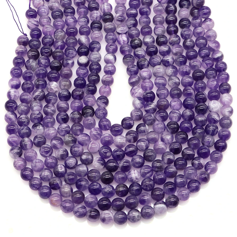 Natural Stone Tiger Eye Fluorite Healing Crystal for Jewelry Making Gem Loose Gems DIY Bracelet Necklace Accessories 4 6 8 10mm - Image 5
