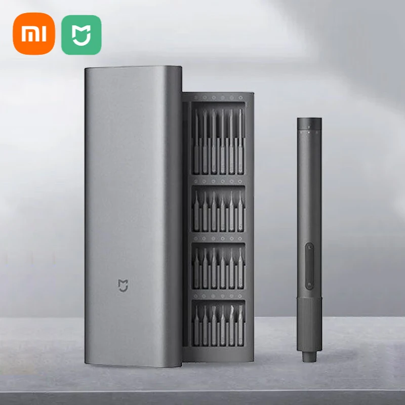 Xiaomi Mijia Electrical Precision Screwdriver Kit Type-C 2 Gear Torque 400 + Screw S2 Steel Precision Bit Kits Household Repair