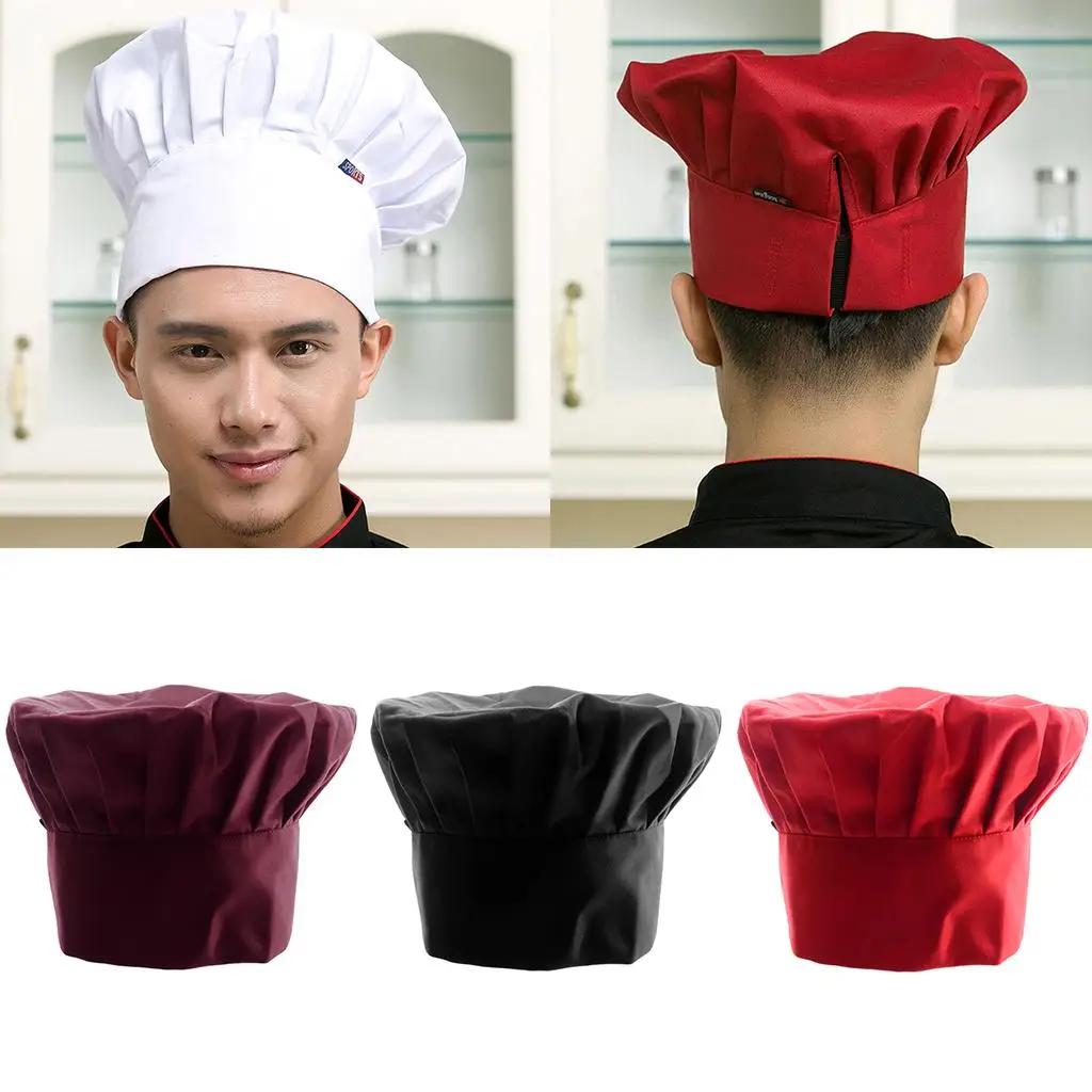 Accessorio per costume da chef per adulti, panetteria, cuoco, cappello da chef