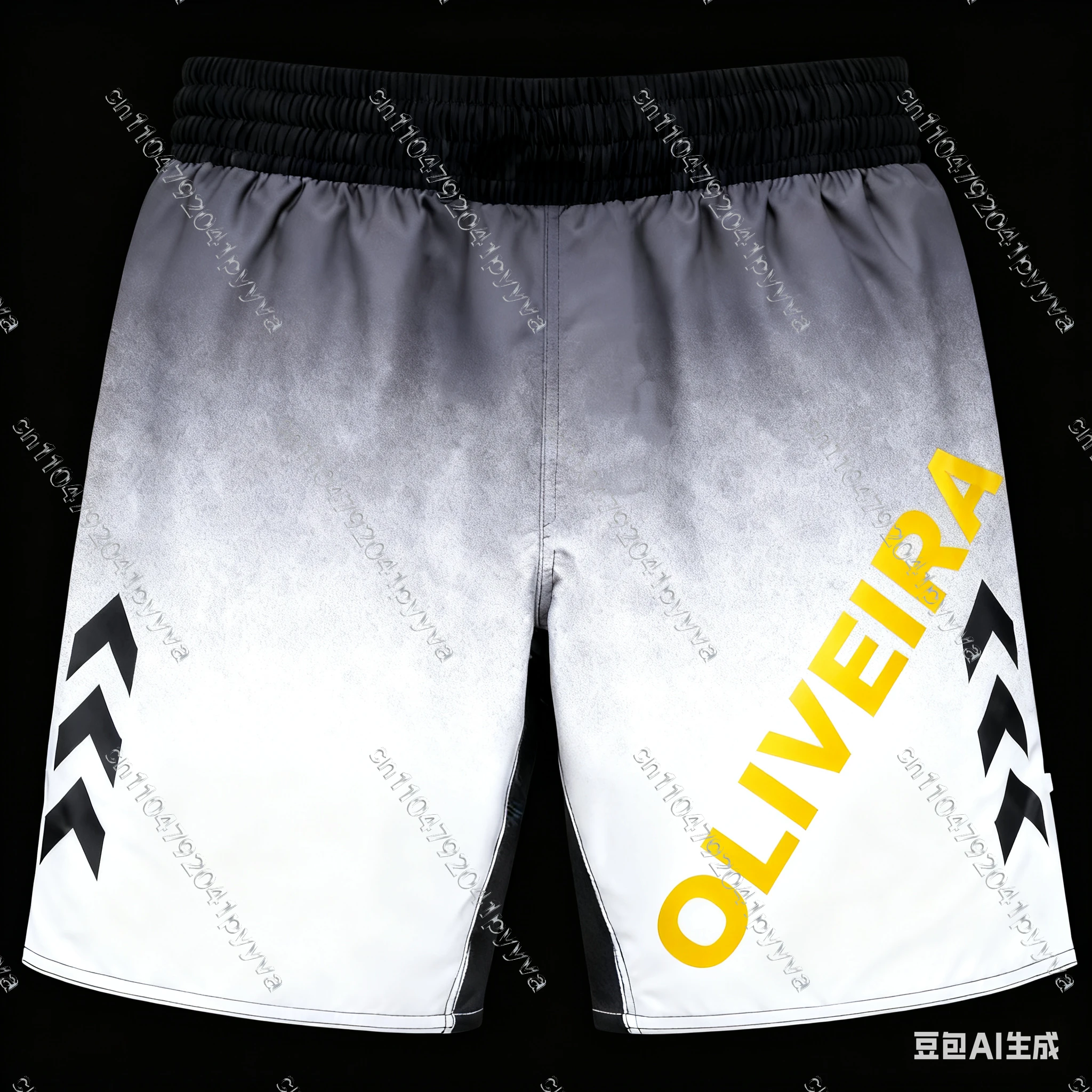 

Latest Men's Shorts Charles Oliveira Custom Night Wrestling Champion Boxing Sports Breathable Quick Drying Shorts 323