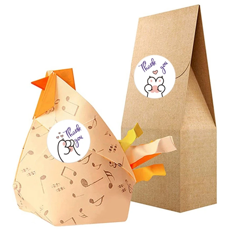 500pcs Lovely Cartoon Sticker Gift Box Decorative Label Christmas Birthday Party Supplies Stickers Class Rewards