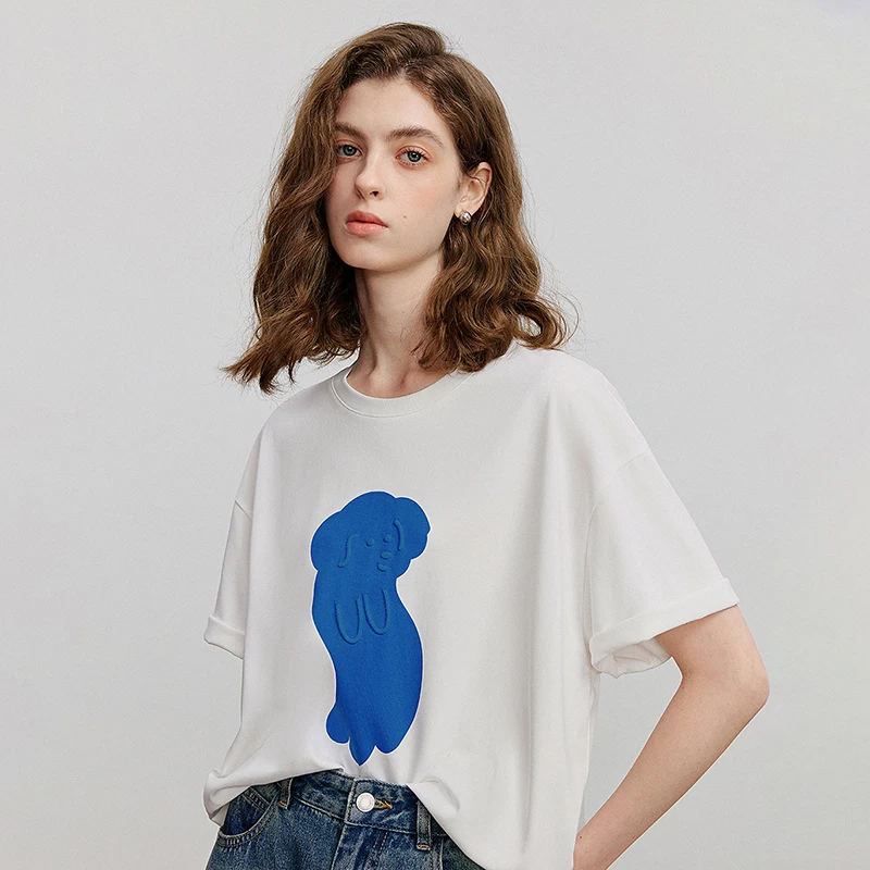 TOYOUTH Damen Kurzarm-T-Shirt 2025, Sommer, neue lässige Tops 8521076