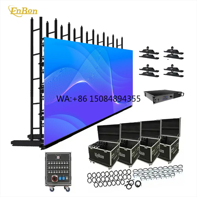 Pantalla LED P2.6 P2.9 P3 P3.91 Stage Background Video Wall Indoor Outdoor Screen Para Eventos