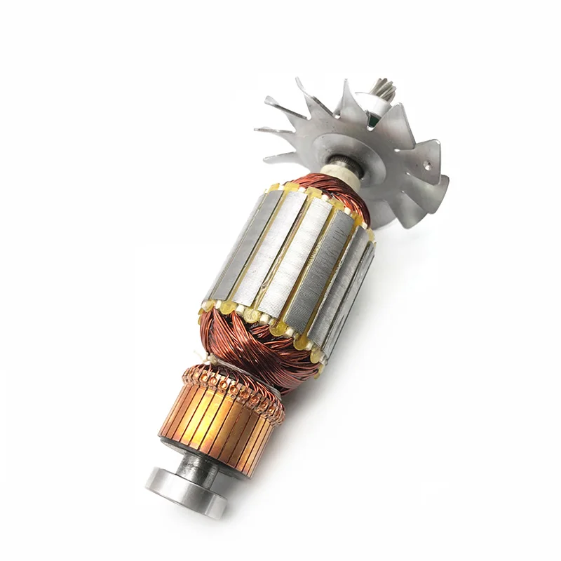 10 Inch Miter Saw Armature Rotor for Woodworking Table Saws Aluminum Motor Power Tools - Replacement Part