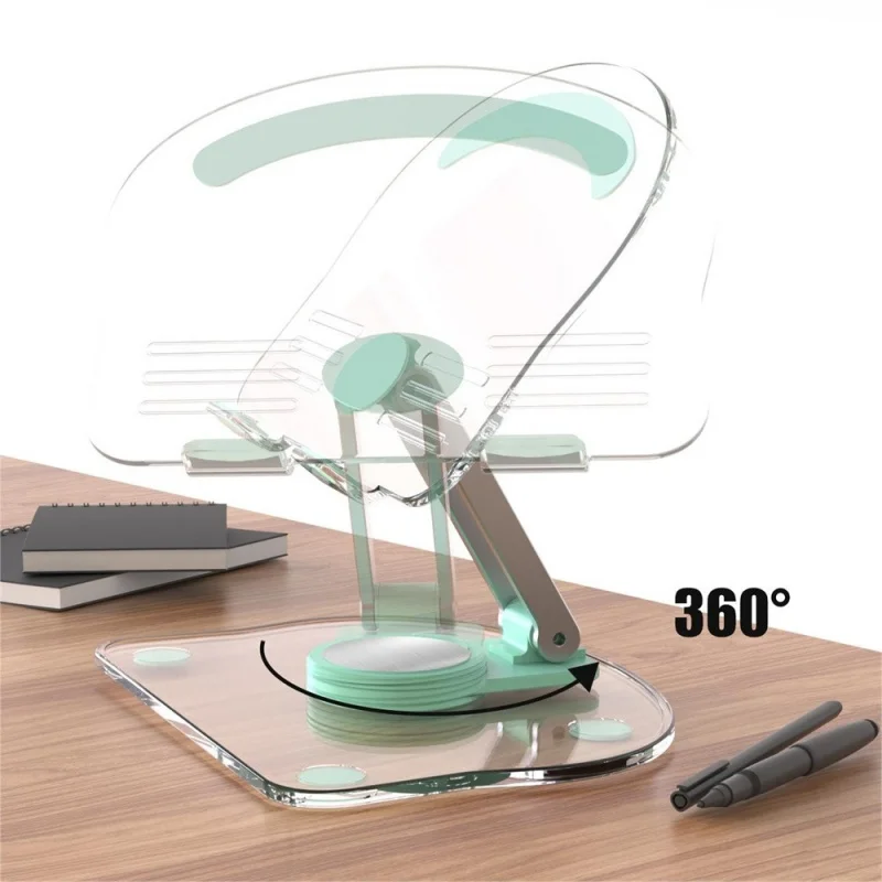 Z Foldable Laptop Tablet Pad Stand 360° Rotating Adjustable Desktop Holder Bracket