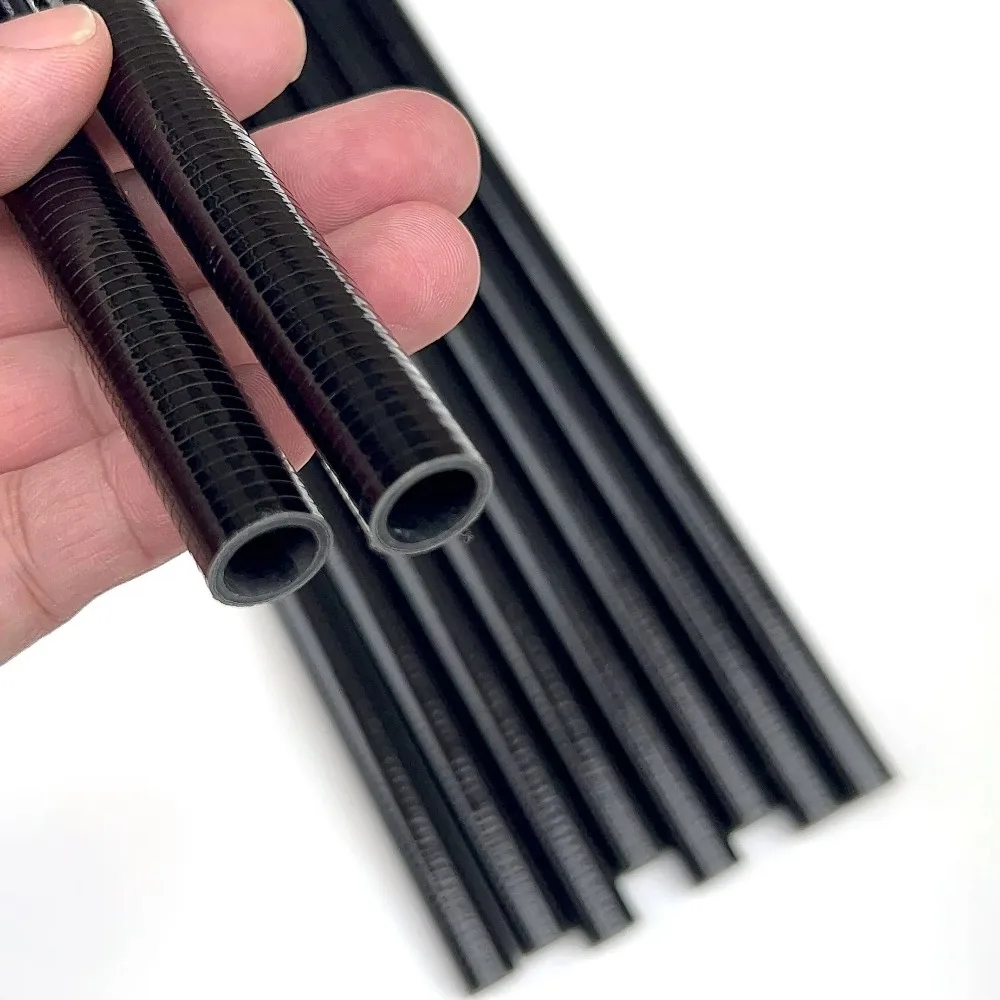 High-strength Lightweight Carbon Fiber Fishing Rod with 3k Plain Glossy Matte Surface and Custom Thickness Options