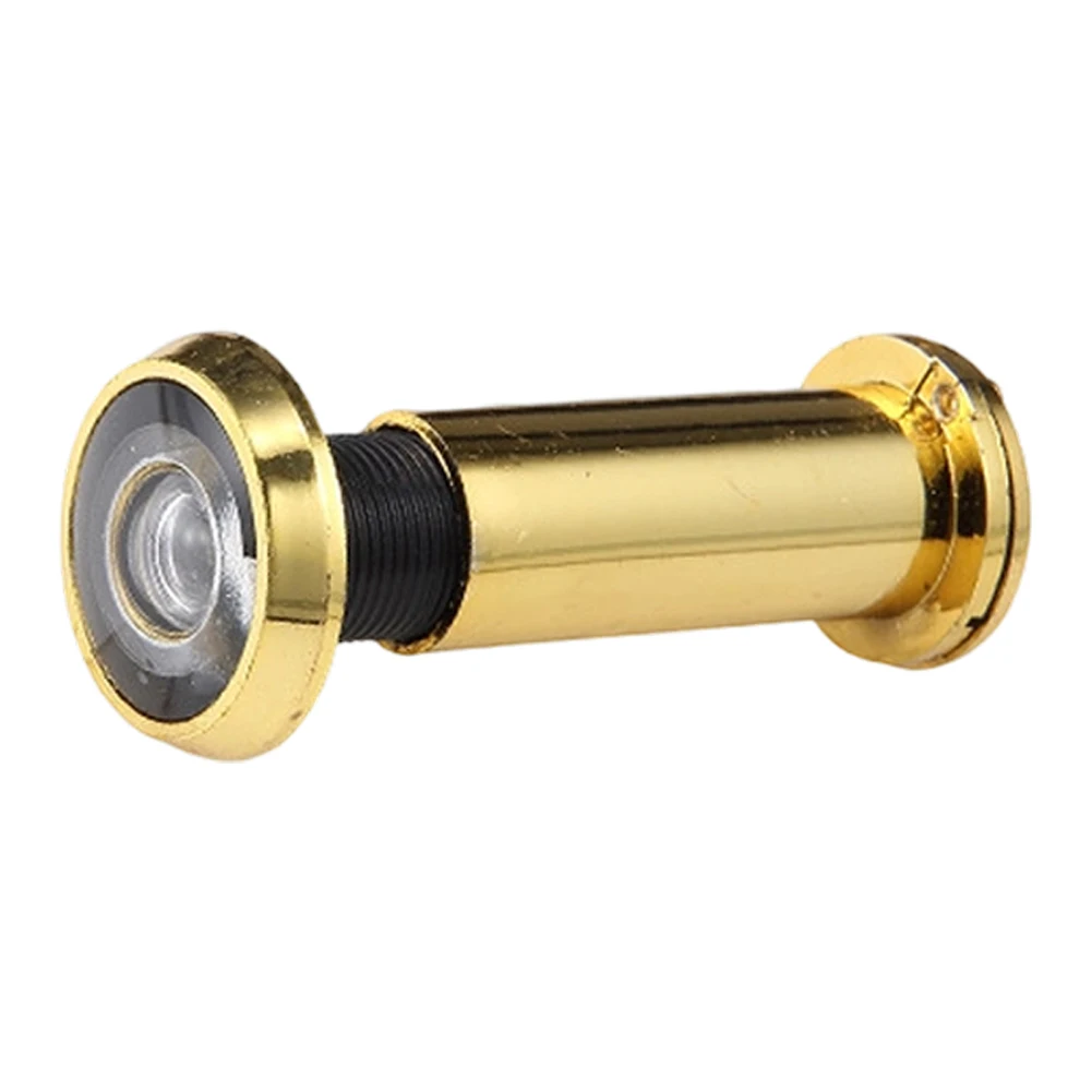Front Entry Door Peephole with Wide Angle Optical Design for Clearer Identification PC 50x16mm Red Copper Silver or Gold Finish