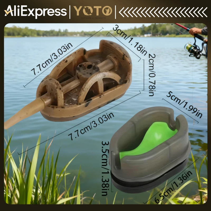 YOTO Kit comederos método inline para pesca de carpa - imagen 4
