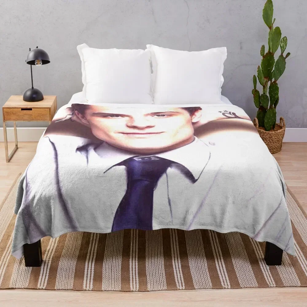 

Josh Hutcherson Whistle Meme Throw Blanket Cozy Light Blanket for Travel Camping Picnic