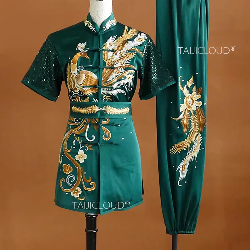 Custom Martial Arts Performance Wear, Tai Chi Uniforms, Changquan Kung Fu Suits, Embroidered Wushu Competition Uniforms - Tailor - Image 2