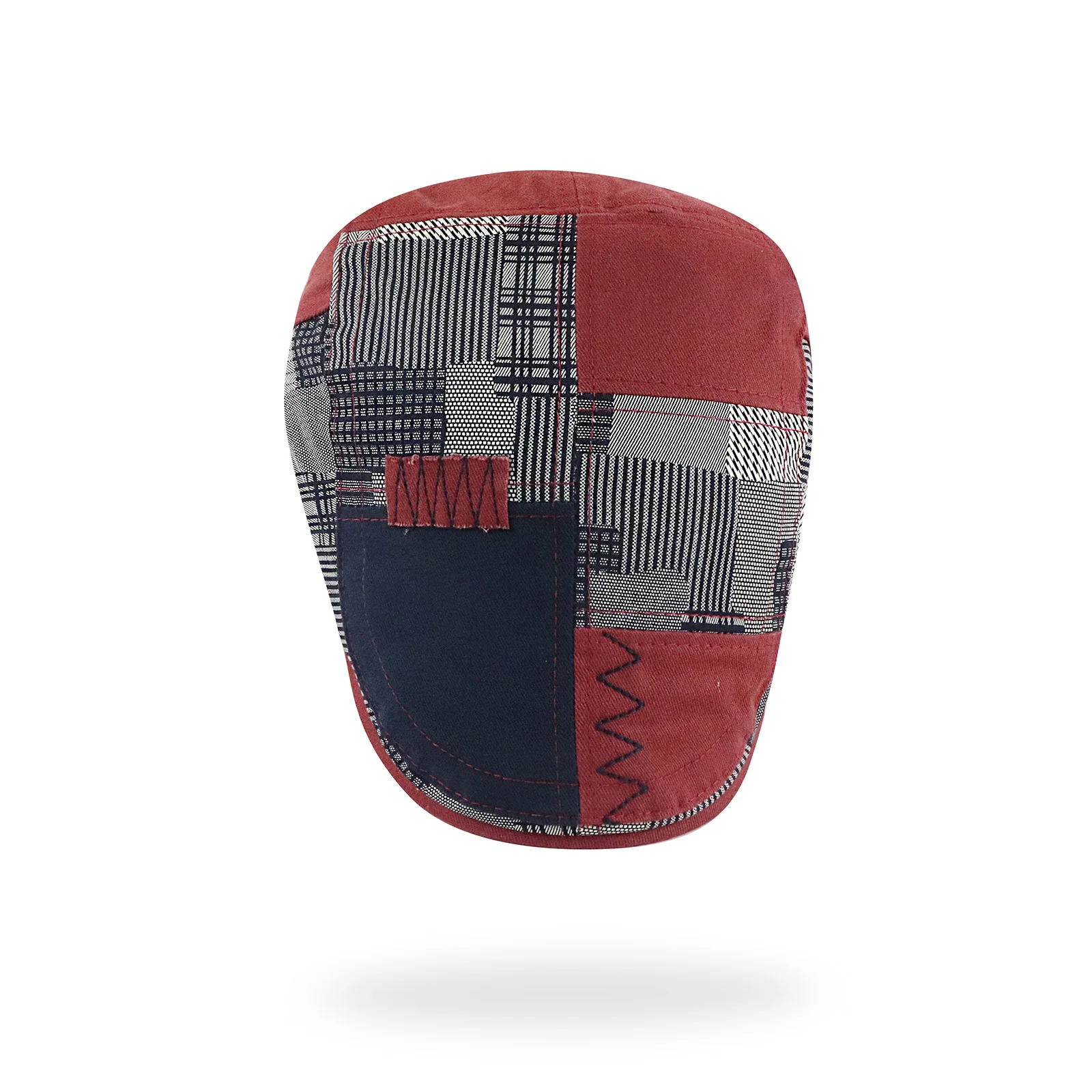 2024 Arrivals Original Spliced Baseball Caps Men Autumn Personality Forward Hat Women Versatile Literary Berets Male Sunshade