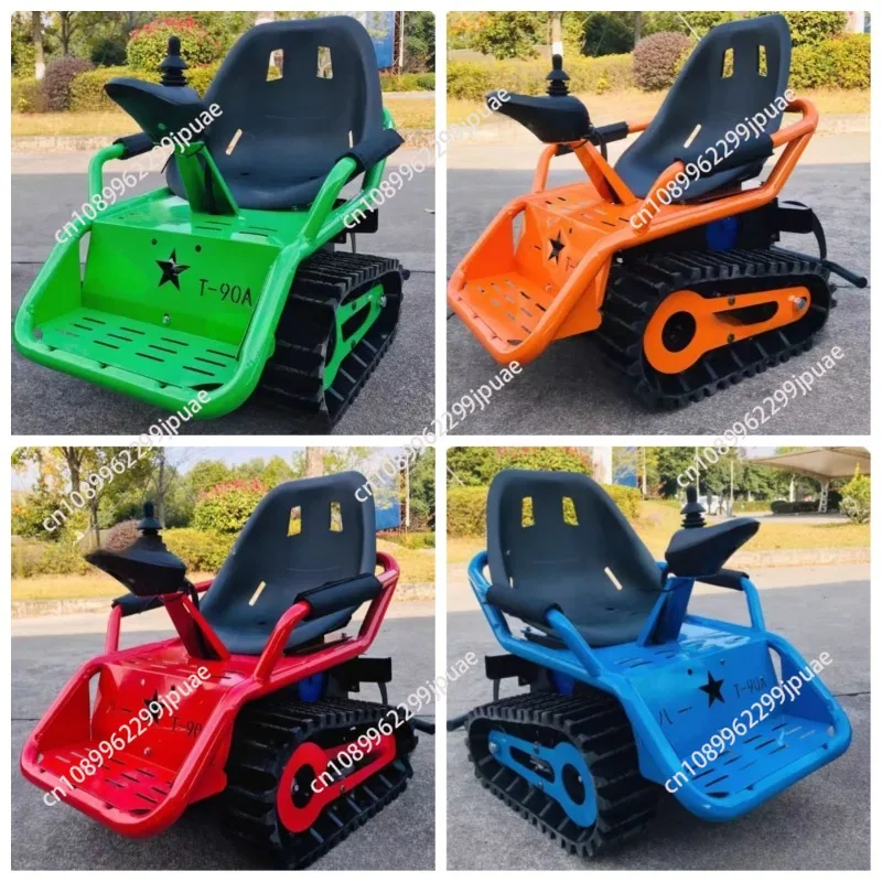 Off-Road Go-Kart for Garden or Educational Use Hot Sale Mini Electric Tracked Tank Indoor/Outdoor