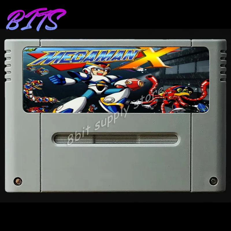 

16bit game card：Mega Man X ( USA Version!! )