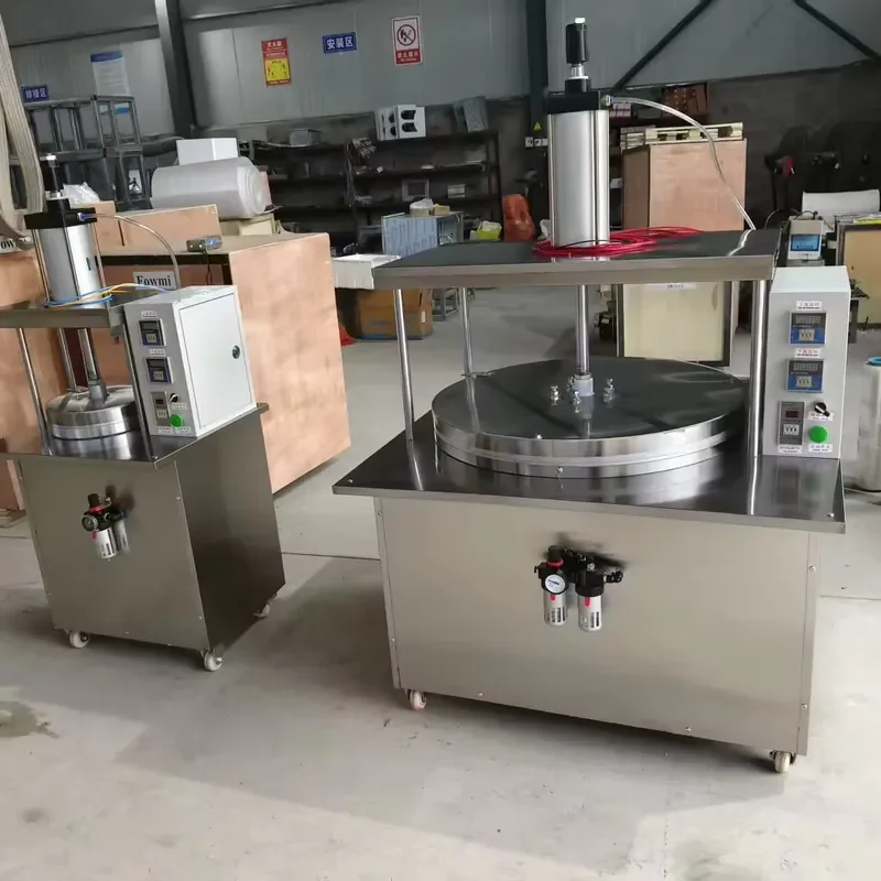 High Quality Machine for Arabic Pita Saj Bread Tortilla Pancake 20-80cm Diameter Dough Sheet Pressing Machine Duck Pancake