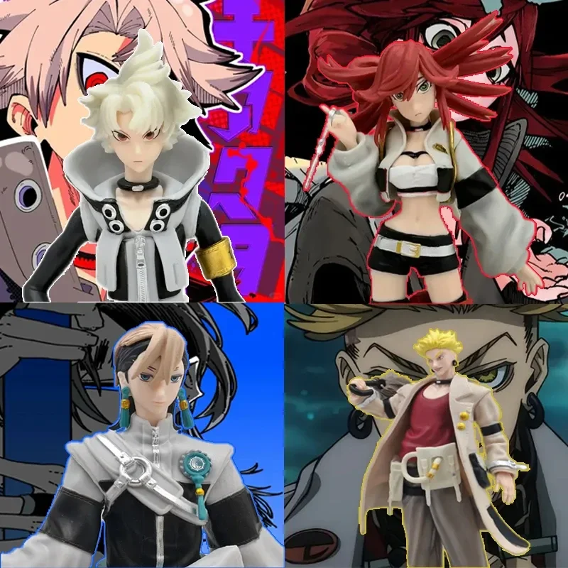 Figura de acción de anime GACHIAKUTA Riyo y Rudo, modelo de juguete, adorno de escritorio, estatua decorativa, regalo sorpresa coleccionable y divertido