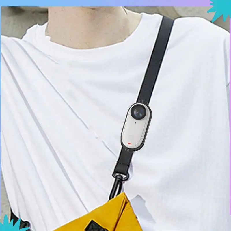 ABZW 2개입 캡 이지 클립 마운트 햇 클립 퀵 릴리즈 클램프 마그네틱 프레임 고정 홀더 블랙 PC+ABS (Insta360 Go 3 용)