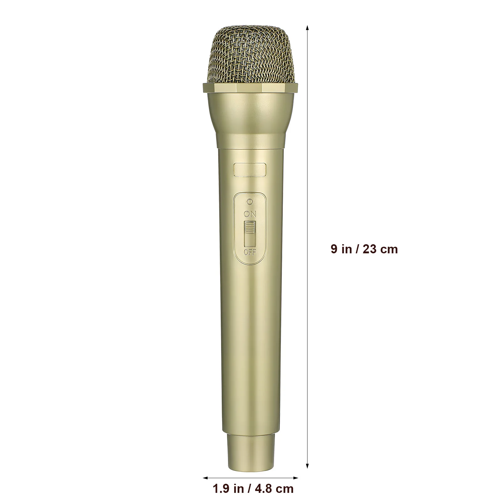 3 قطع من دعامات الميكروفون الصغيرة للأطفال، ميكروفون بلاستيكي مزيف خفيف الوزن وقوي مثالي لعروض الغناء وحفلات أعياد الميلاد ولعب الأدوار