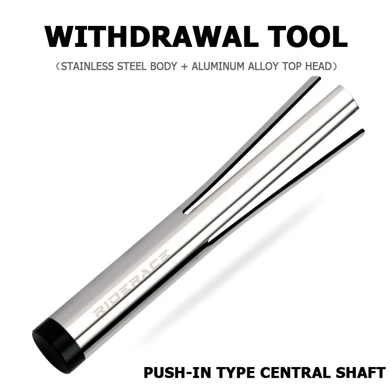 Edelstahl-Fahrradgabel-Entfernungswerkzeug, Push-in-Typ Fahrrad-Steuersatz-Innenlager-Ausziehwerkzeug, Aluminiumlegierung-Oberteilkappe
