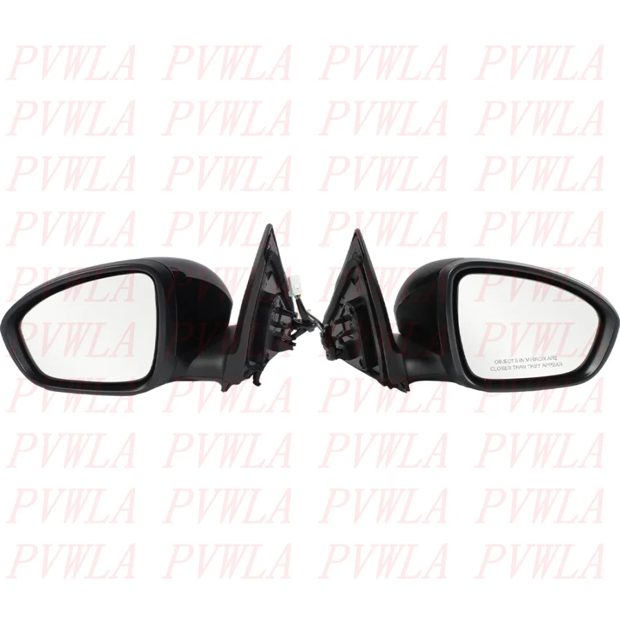 For Nissan Sentra 2020 2021 car accessories 7 Pin Pearl Black Heat Power Adjust Turn Signal Rear-View Mirror Assembly