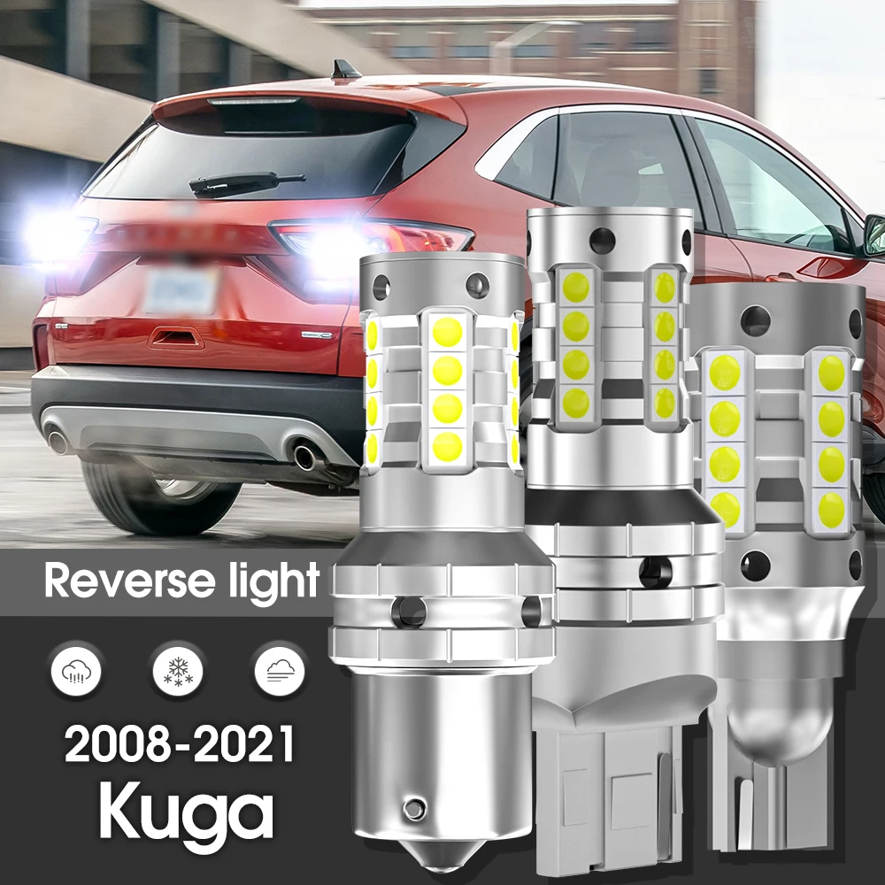 

Canbus LED Reverse Light Backup Lamp 2pcs Accessories For Ford Kuga 1 2 3 2008-2021 2009 2010 2011 2012 2013 2014 2015 2016 2017