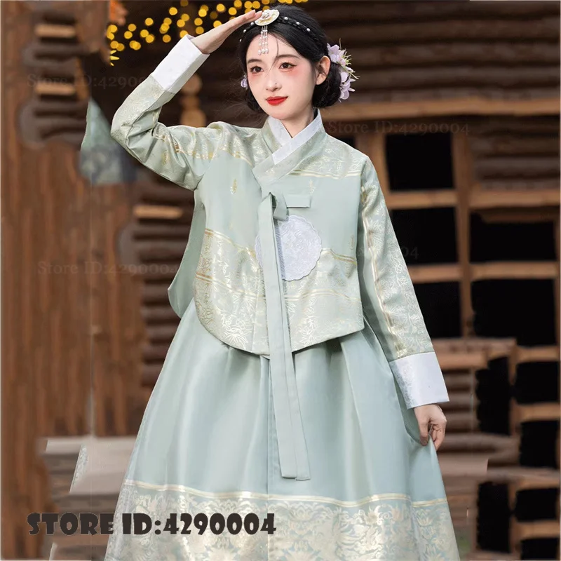 robe-hanbok-coreenne-costume-traditionnel-coreen-robe-de-princesse-tenue-de-danse-folklorique-classique-du-palais-vetements-de-photographie