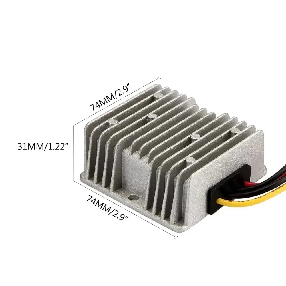 DC 12V Step Up to 19V 5A Converter Voltage Regulator Power Supply Converter Waterproof Module Transformer for Golf Cart Club Car