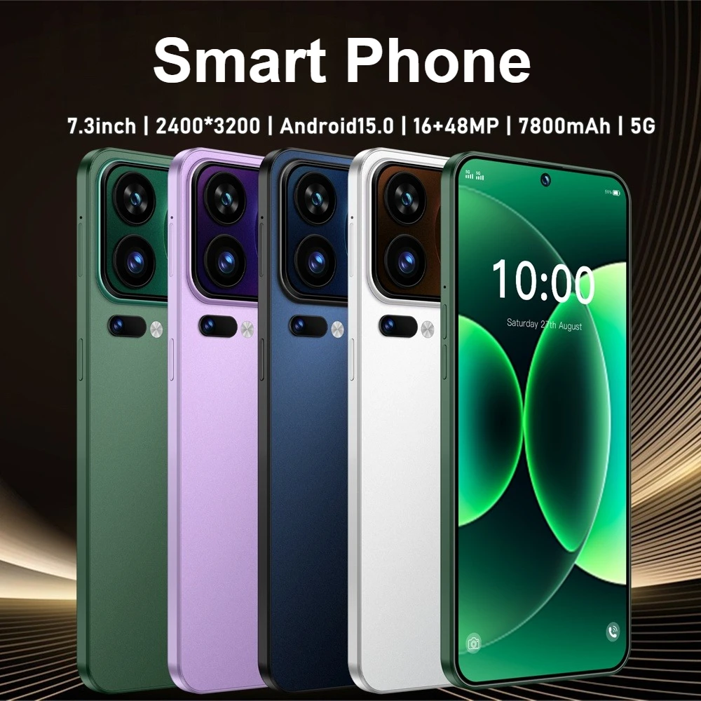 K-Touch M18 Pro Max Smartphone 5G 7.3inch Full Screen 7800mAh Mobile Phones Android Cell Phone 22GB 2TB 5G Dual SIM Global Version Unlocked